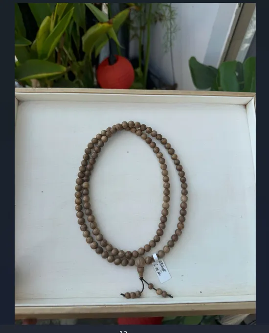 108 Beads Agarwood Bracelet – Vietnamese Natural Oud | Wellness, Luck &amp; Prosperity